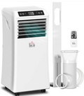 9000 BTU Portable Air Conditioner with Cooling, Fan, Dehumidifier (24L/Day), Sleep Mode, Remote Control, 24H Timer, Digital Display, Window Kit